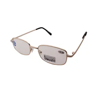 Anti Scratch Square Anti Blue Light Metal Reading Glasses
